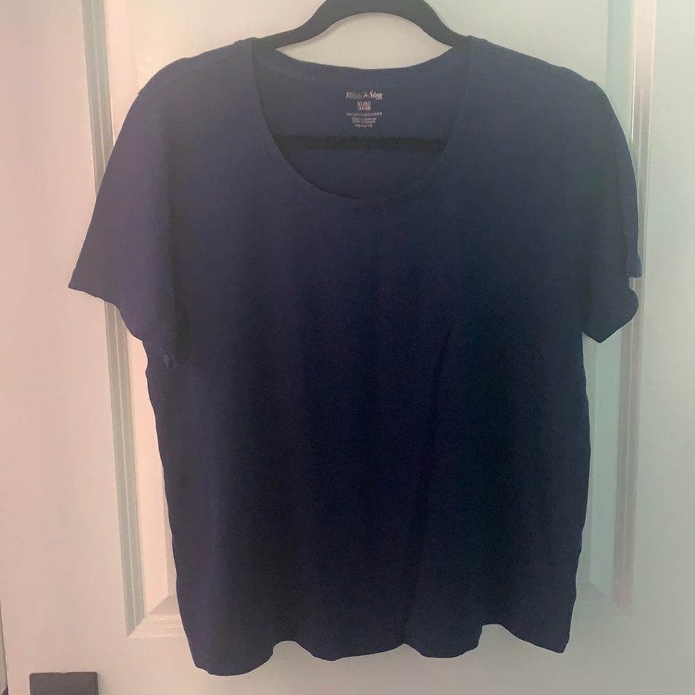 NWOT, Short Sleeve Tees, Navy Blue, and Purple